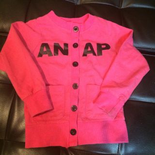 アナップキッズ(ANAP Kids)のanap カーディガン ピンク トップス 90(カーディガン)