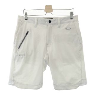 サイズ：34 OAKLEY オークリー メッシュ裏地付き ストレッチハーフパンツ ホワイト系 [240101486239] ゴルフウェア メンズ ストスト