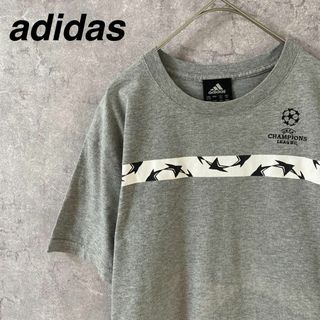 UEFA adidasチャンピオンズリーグ Tシャツ グレー半袖　メンズSサイズ