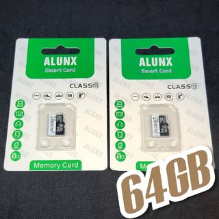マイクロSD カード 64GB 2枚 microSD 高速 ALX64WHBK
