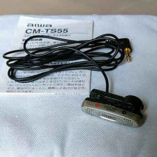 aiwa ステレオコンデンサーマイクロホン CM-TS55 動作品