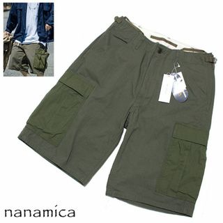 新品 W32 ナナミカ リップストップ カーゴショーツ nanamica パンツ