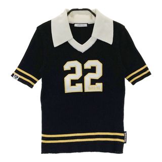サイズ：40 MARK&LONA マークアンドロナ 襟付き 半袖 ニットシャツ ブラック系 [240101486387] ゴルフウェア レディース ストスト