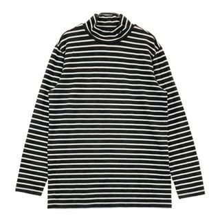 サイズ：LL 23区GOLF ニジュウサンクゴルフ ハイネック 長袖Tシャツ ボーダー柄 ブラック系 [240101486496] ゴルフウェア メンズ ストスト