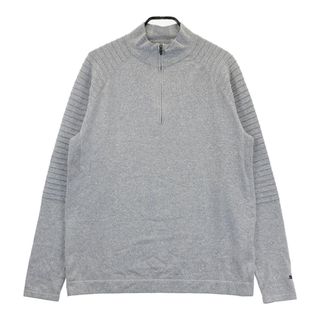 サイズ：US M PUMA GOLF プーマゴルフ ハーフジップ 長袖ニットセーター グレー系 [240101486497] ゴルフウェア メンズ ストスト