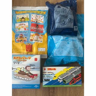 未開封　マクドナルド ハッピーセット おもちゃ 5点　パーティゲーム　トーマス