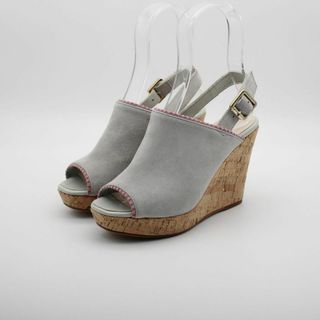 47■DIANA ダイアナ 本革カバードサンダル(M)美品