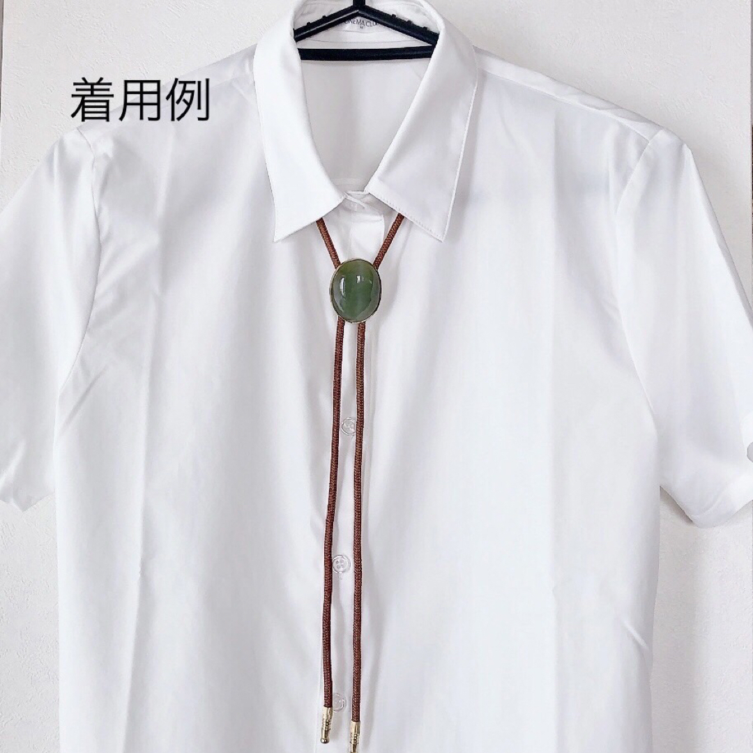 石のループタイ　お洒落　♪ メンズのファッション小物(ネクタイ)の商品写真