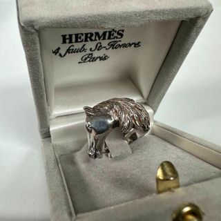 エルメス(HERMES)の925 vintage HERMES エルメス シュバル ホース リング 指輪(リング(指輪))