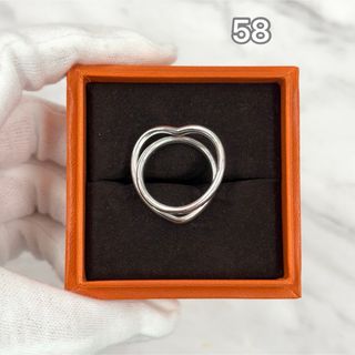 エルメス(HERMES)の新品未使用　HERMES エルメス ヴェルティージュ ハートリング mm 58(リング(指輪))