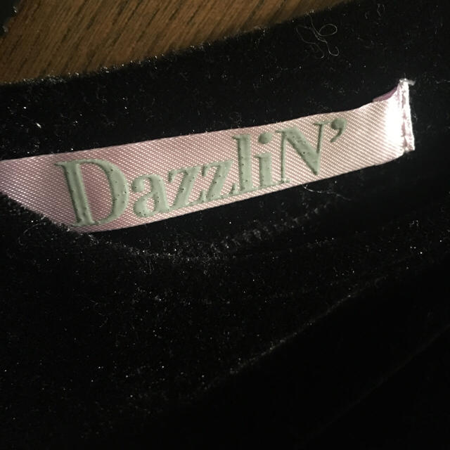 dazzlin(ダズリン)のdazzlin ベロアワンピース 美品 レディースのワンピース(ミニワンピース)の商品写真