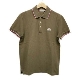 Moncler レッド ポロシャツ ネイビー襟 Moncler ネイビー レッド 襟 ポロシャツ