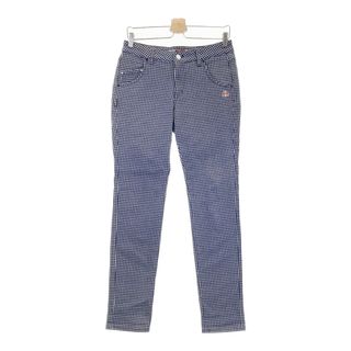 サイズ：1 PEARLY GATES パーリーゲイツ  ストレッチパンツ チェック柄 ネイビー系 [240101484151] ゴルフウェア レディース ストスト(ウエア)