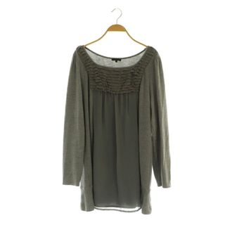 トゥービーシック(TO BE CHIC)のトゥービーシック TO BE CHIC ニットチュニック 長袖 フリル 切替 5(チュニック)