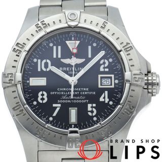 ブライトリング(BREITLING)のブライトリング アベンジャー オートマチック 45 シーウルフ Avenger Seawolf A17330/A1733010/B906
 箱 保証書 SS メンズ時計 ブラック 仕上げ済 美品 【中古】(その他)
