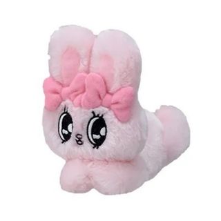 エスターバニー　ふわふわマスコット　ぬいぐるみ　寝そべり　ピンクうさぎ　プライズ(キャラクターグッズ)