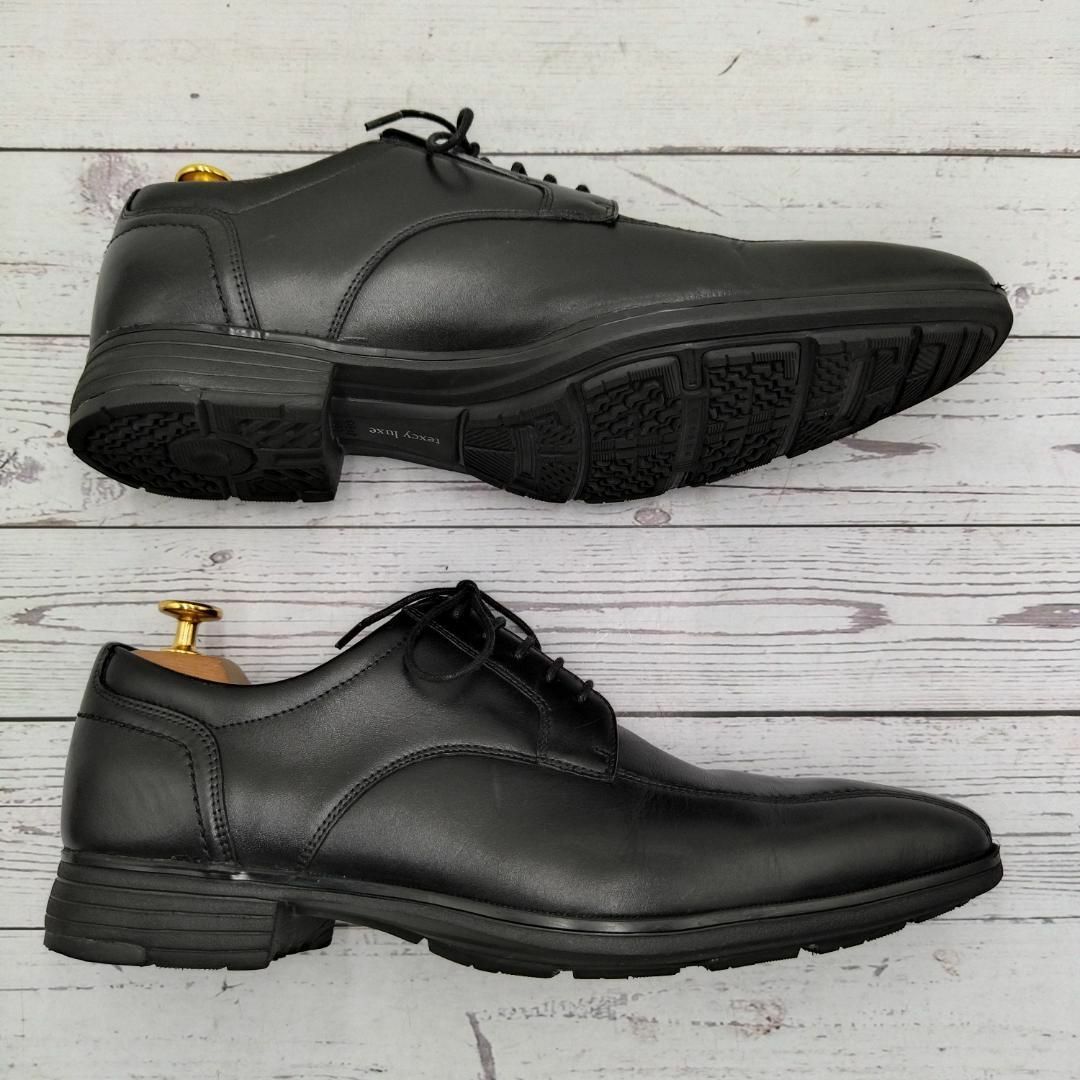texcy luxe　26　革靴　ビジネスシューズ　ゴアテックス　スワールトゥ メンズの靴/シューズ(ドレス/ビジネス)の商品写真