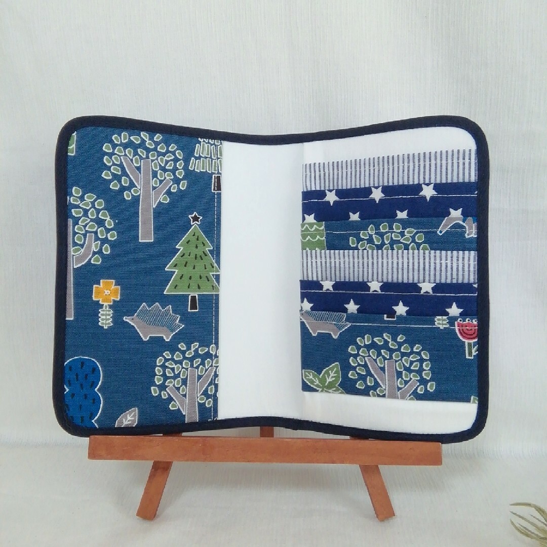 お薬手帳カバー♪Hi! My Zoo☆母子手帳にも☆ハンドメイド ハンドメイドのファッション小物(その他)の商品写真
