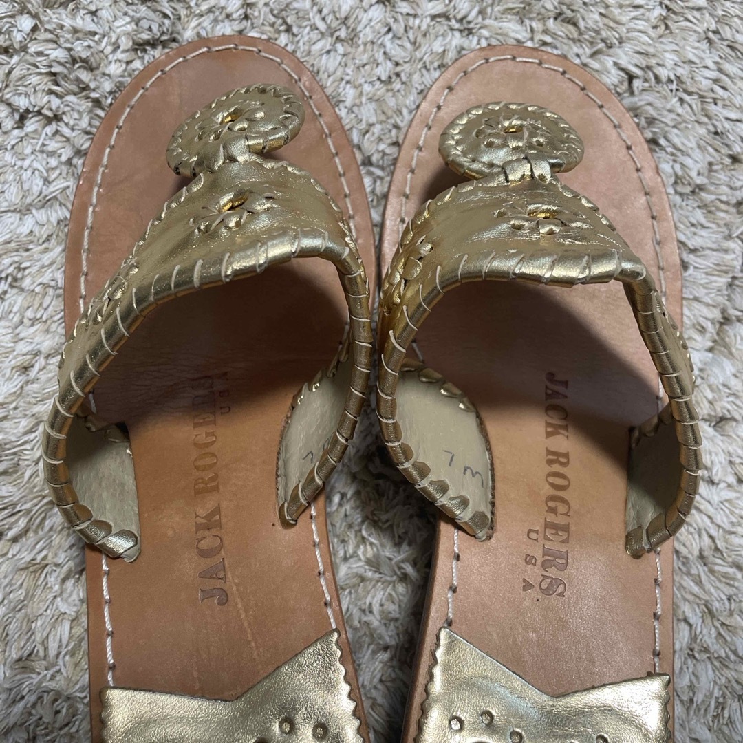 JACK ROGERS ジャックロジャース ウェッジヒールサンダル 7 レディースの靴/シューズ(サンダル)の商品写真