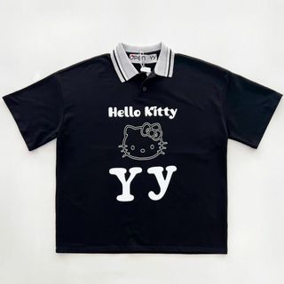 open yy×キティ Ｔシャツ 韓国ファッション レディース Tシャツ 半袖(Tシャツ(半袖/袖なし))