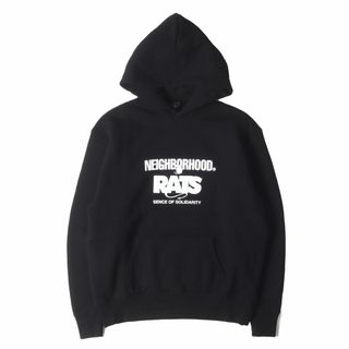 ラッツ(RATS)の【新品】RATS ラッツ パーカー サイズ:XL / 25SS 20周年記念 初売限定 ×NEIGHBORHOOD ヘビーウェイト スウェットパーカー (HOODED) / ブラック 黒 / トップス フーディー プルオーバー【メンズ】(パーカー)