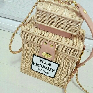 ハニーサロン(Honey Salon)の新品　ハニーサロン♡未使用　パフューム　香水　かご　カゴ　バッグ(ショルダーバッグ)
