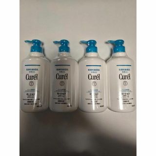 キュレル(Curel)の【新品】【送料無料】キュレル ローション ポンプ 乳液タイプ 410ml 4本(ボディローション/ミルク)