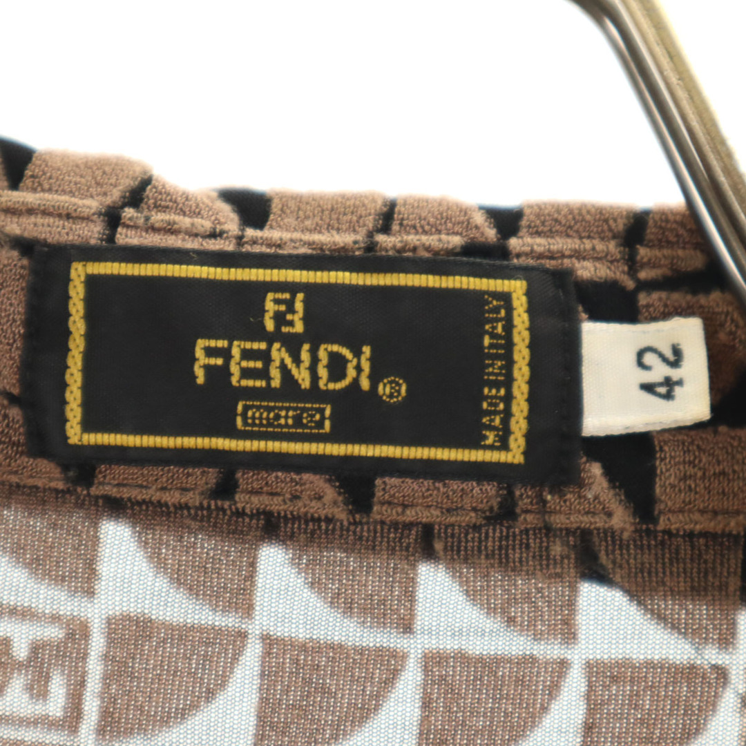 FENDI フェンディ　半袖トップスヴィンテージ　42 Vintage FENDI - 古着 FENDI フェンディ 90s イタリア製 オールド 総柄