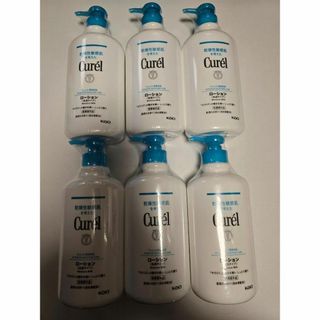 キュレル(Curel)の【新品】【送料無料】キュレル ローション ポンプ 乳液タイプ 410ml 6本(ボディローション/ミルク)