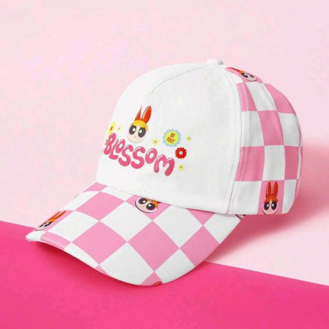 パワーパフガールズ　ブロッサム　キャップ　帽子 レディースの帽子(キャップ)の商品写真
