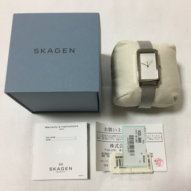 SKAGEN(スカーゲン)の【moka様専用】SKAGEN HAGEN RECTANGULAR レディースのファッション小物(腕時計)の商品写真