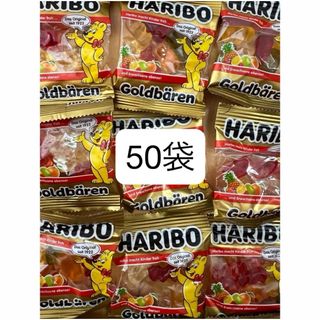 コストコ(コストコ)のハリボー ミニゴールドベアー ドラム 50袋　コストコ(菓子/デザート)