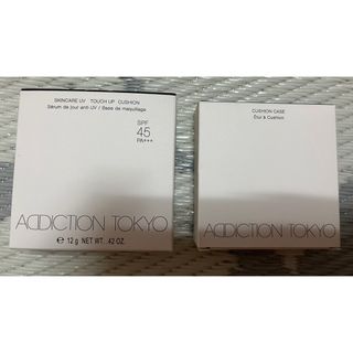 アディクション(ADDICTION)の【新品】【未開封】ADDICTION タッチアップクッション 001ケースセット(化粧下地)