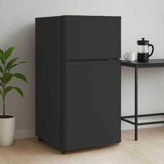 新品冷蔵庫 一人暮らし 冷凍冷蔵庫 家庭 2ドア 小型 85Lブラック 2846(冷蔵庫)