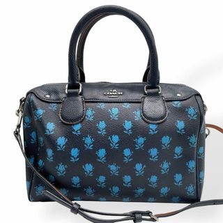 コーチ(COACH)の良品　COACH F38160 2WAY フラワーモチーフ ハンドバッグ(ハンドバッグ)