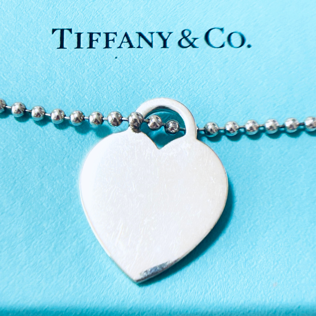 【超美品】ティファニー リターントゥ ハート ボールチェーン ロング ネックレス Tiffany & Co. - 【超美品】ティファニー リターントゥ ハート
