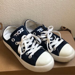 モズ(moz)のmozu　軽量スニーカー　　モズ　スニーカー　デニム　m レディース(スニーカー)