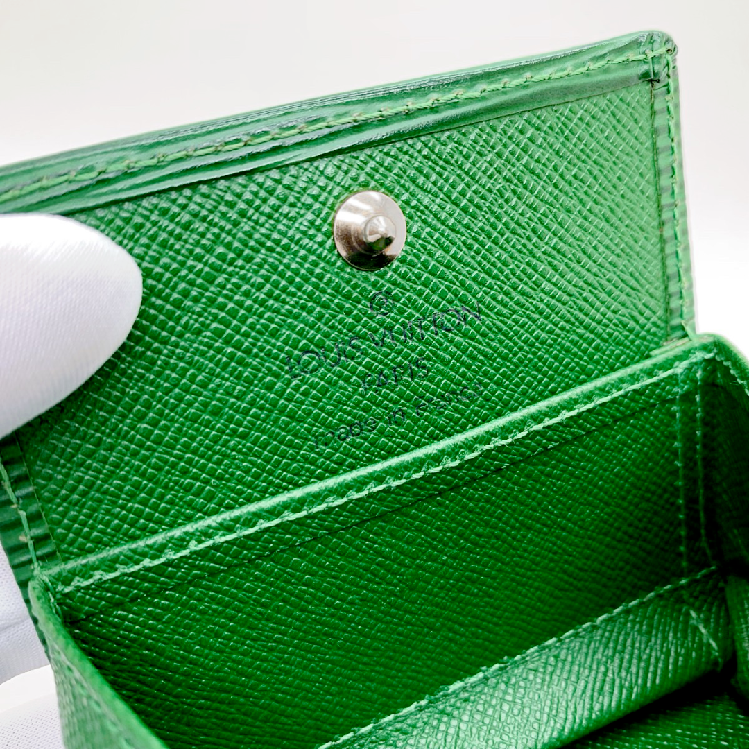 ✨新品未使用✨762.ルイヴィトン エピ ポルトモネ ボワット ボルネオグリーン LOUIS VUITTON - ✨新品未使用✨ルイヴィトン エピ ポルトモネ