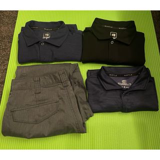 バートル(BURTLE)のパンツ、ポロシャツセット作業服　仕事服　ポロシャツ(ワークパンツ/カーゴパンツ)