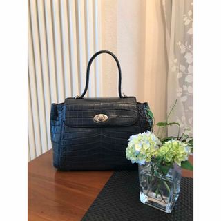 クロコダイル(Crocodile)の美品◇ 最高級◇マット　クロコダイル　ハンドバッグ　ショルダー欠品(ハンドバッグ)