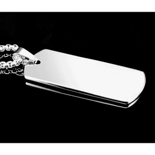 【RN150】ネックレス　アクセサリー 　メンズ 　シルバー　タングステン(ネックレス)