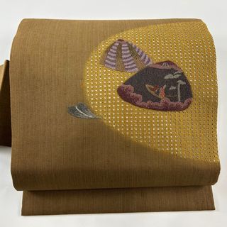 名古屋帯 秀品 正絹 【中古】(帯)