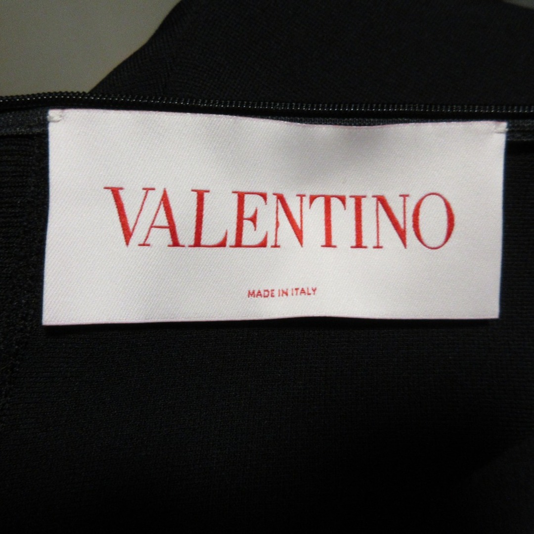 25ss VALENTINO ビスコース ワンピース 6B3KD13L96B0NA VALENTINO - 新品同様 25SS VALENTINO ヴァレンティノ ビジュー