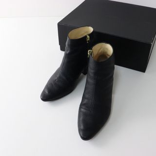 repetto - レペット repetto Piero Boots ピエロブーツ 36/ブラック シューズ ゴートレザー ソフト  スムース サイドジップ【2400014490398】