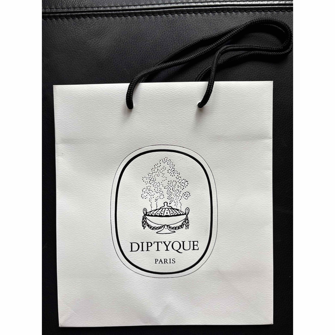 diptyque(ディプティック)のDIPTYQUE ロゴ入り ホワイトショッパー レディースのバッグ(ショップ袋)の商品写真