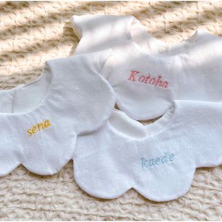 《名前入れ無料》花柄刺繍モクモクスタイ　360°