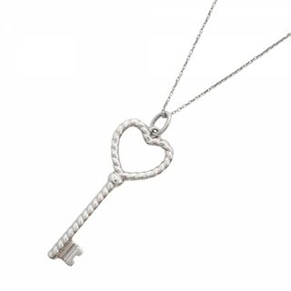 ティファニー(Tiffany & Co.)の【5jfb0760】ティファニー ネックレス ツイストハートキー シルバー925【中古】レディース(ネックレス)