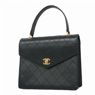 シャネル(CHANEL)の★SALE【5gb1249-h】シャネル ハンドバッグ マトラッセ キャビアスキン ブラック ゴールド金具【中古】レディース(ハンドバッグ)