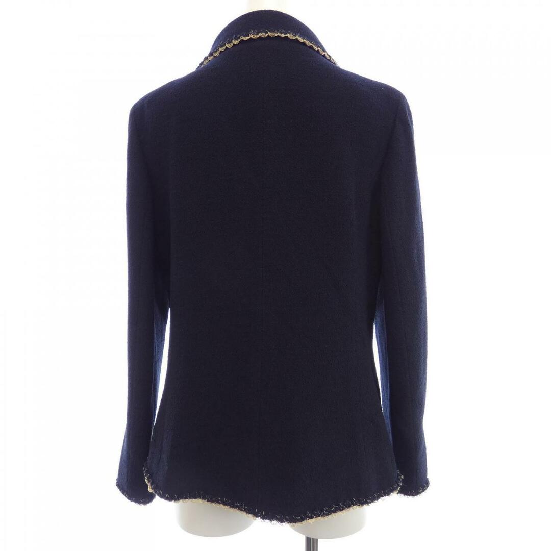 美品✨CHANEL モヘア　ジャケット　グリーン 楽天市場】[中古] シャネル ジャケット CHANEL グリーン モヘア