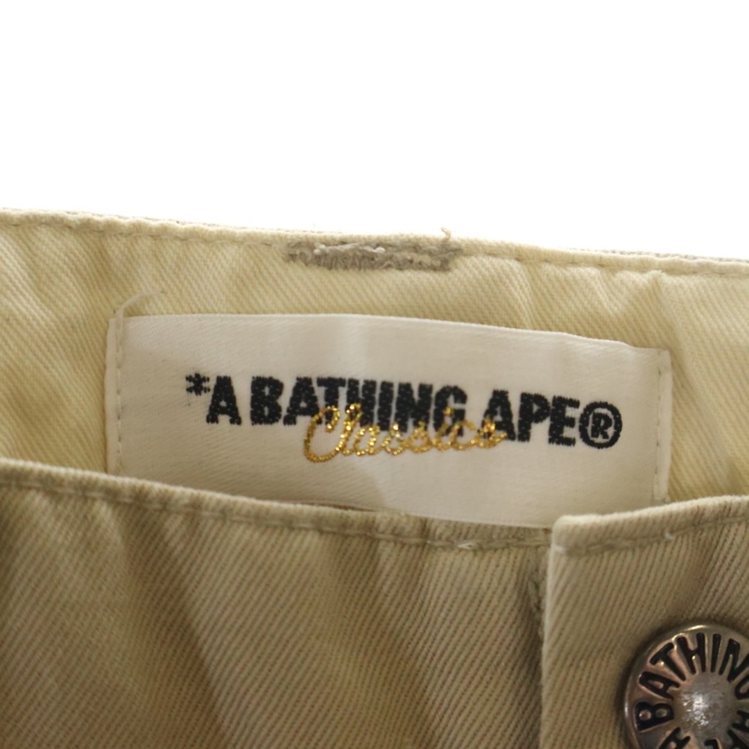 A BATHING APE チノパンツ BAPE APE HEAD CURVED PANTS（チノパンツ）｜A BATHING APE（ア